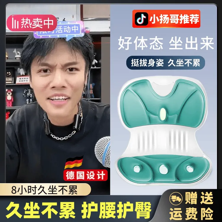 BKL护腰坐姿椅坐垫腰靠办公室座椅靠背垫喂奶神器人体工学椅护腰