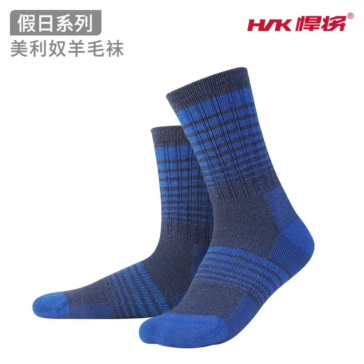 HNK/悍将美利奴羊毛运动袜90天破洞补发透气吸汗跑步徒步运动袜子