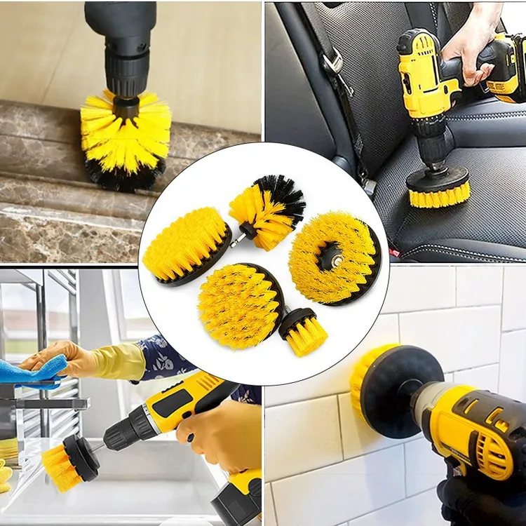 电动清洁刷软毛电钻刷头地板海绵瓷砖地毯百洁布打磨抛光家用刷子