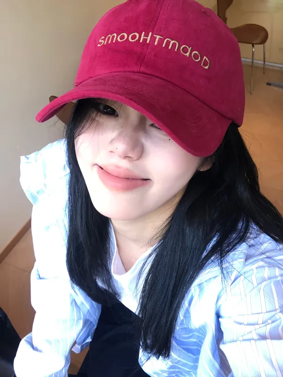 Smoothmood韩国设计师品牌新品潮牌复古刺绣字母棒球帽帽子大头