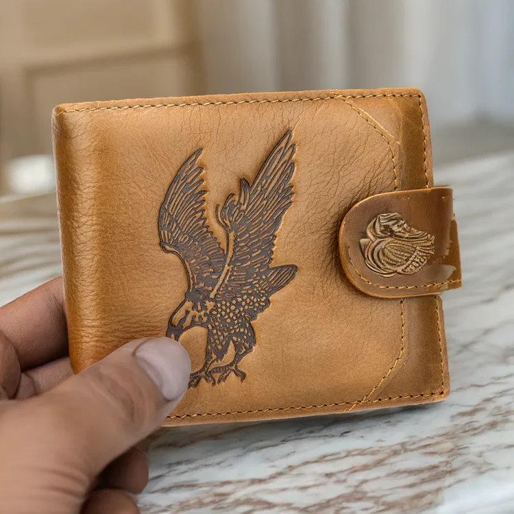 跨境钱包真皮复古驾驶证包多功能多卡位头层牛皮防盗刷卡包证件包