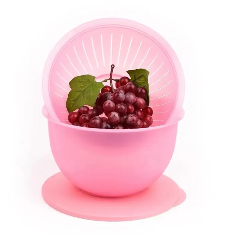 Tupperware/特百惠4.3L奇妙果菜篮连滤筛 冷藏保鲜盒可发豆芽发面