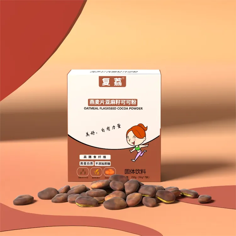 燕麦片亚麻籽可可粉三合一帕梅拉晚餐隔夜燕麦