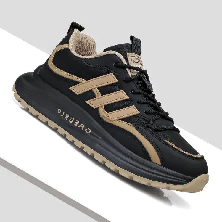 秋冬皮鞋2025新款男士休闲潮流运动鞋皮面保暖防臭百搭软底跑步鞋