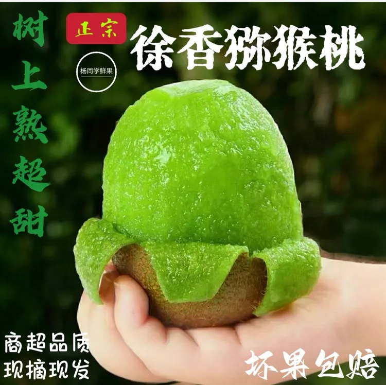 陕西眉县徐香绿心猕猴桃10斤装五斤装（鲜果微软食用）