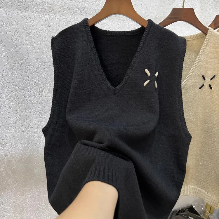 韩系大款宽松马甲长款显瘦网红时尚休闲女士马夹ins秋冬外穿