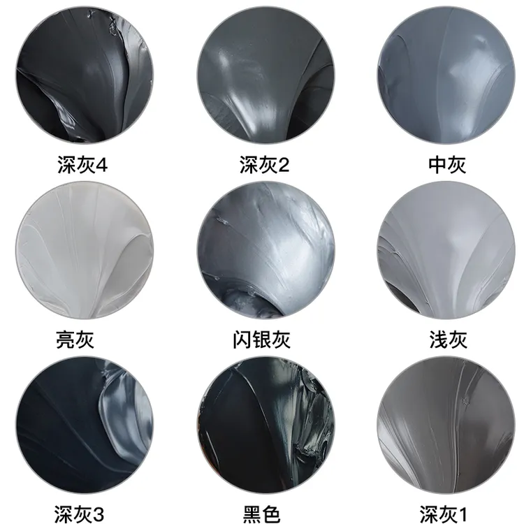 灰色玻璃胶深灰浅灰中灰白闪亮银灰彩色结构密封胶铝合金门窗防水