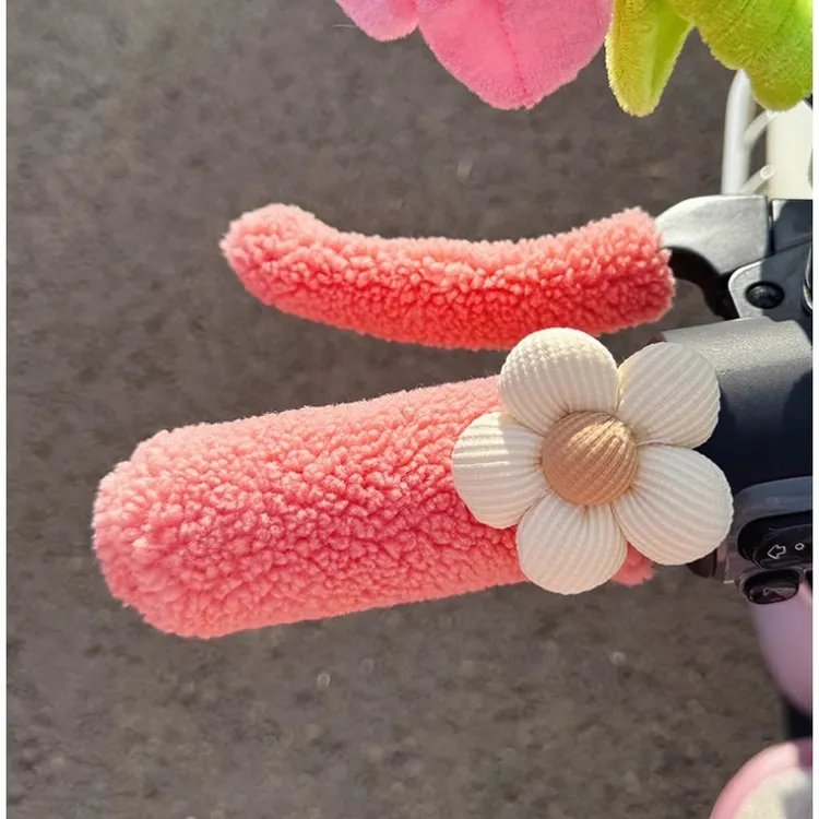 电动车护手把套电瓶车手把柄保暖套摩托冬季毛绒刹车把套加厚神器