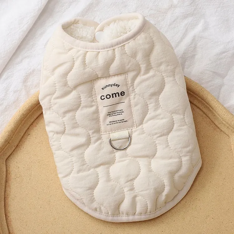 高颜值好看宠物马甲加绒宠物衣服狗狗保暖棉衣背心泰迪比熊猫咪xy