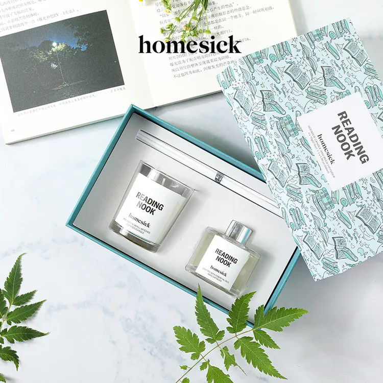 【木质檀香】无火香薰蜡烛限定芬芳礼盒送女生闺蜜男生高级感