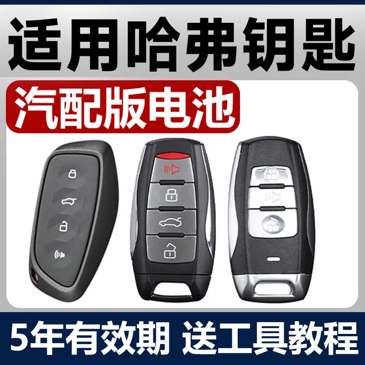 哈弗H6酷派coupe/H2S/F7X/M6大狗H7长城炮H4汽车钥匙遥控器电池H9