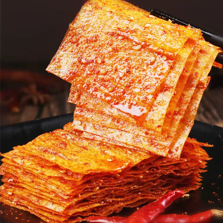 湘人赞麻辣过瘾经典湖南开袋手撕大辣片网红零食小吃辣条爆辣