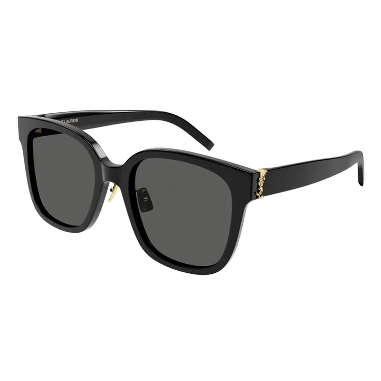 SAINT LAURENT圣罗兰 太阳眼镜YSL字母黑金胶囊SL M105/F女款方框