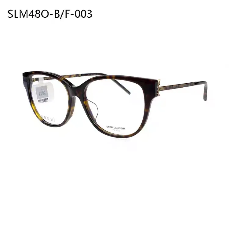 YSL圣罗兰眼镜框SLM48OB/F近视眼镜架光学眼镜大框女款胶囊素颜镜