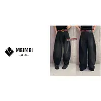 XMM.《腔调男友牛仔裤》秋季时尚百搭洋气休闲宽松显瘦牛仔裤61133#