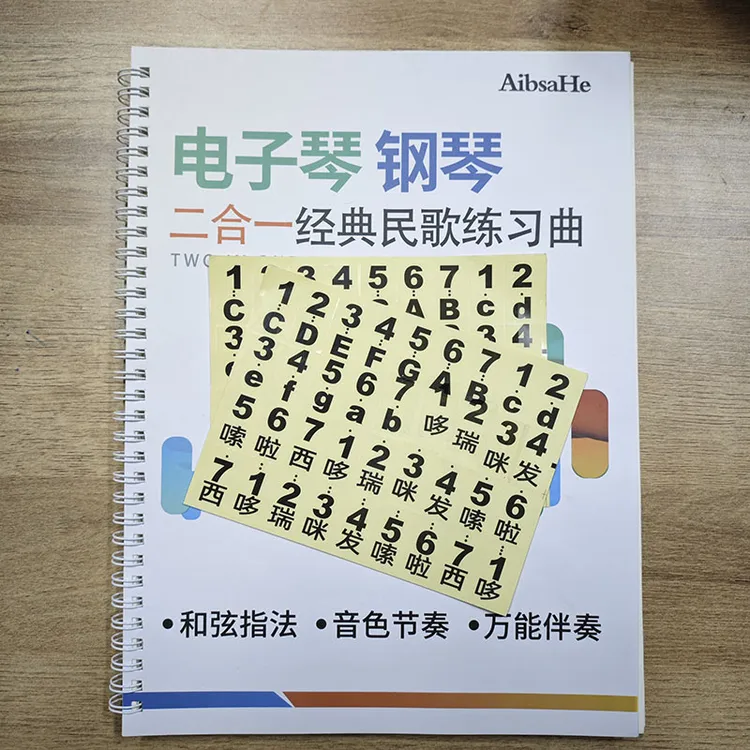 【电子琴钢琴二合一】新韵 61键88键琴键贴 优质方便