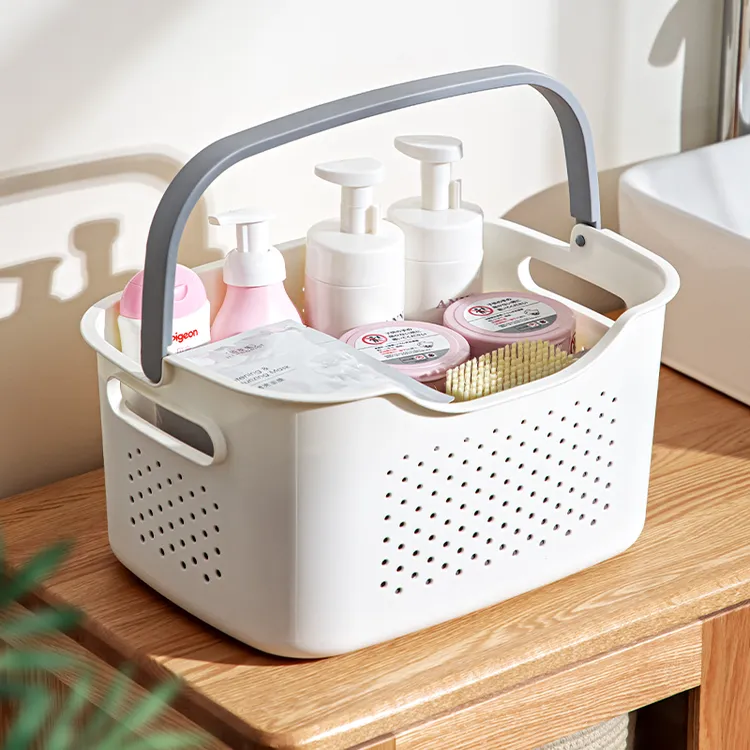洗澡筐洗澡拎篮子家用小手提卫生间浴室男士女士洗漱杂物收纳篮子