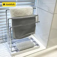 厨房抹布架沥水架洗碗布海绵擦家用水槽置物架毛巾架抹布置物架子