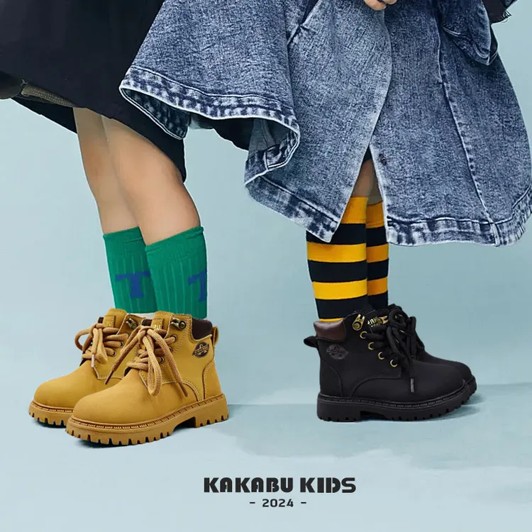 【潮童穿搭】秋季新款儿童马丁靴拉链时尚百搭休闲单里儿童靴子889