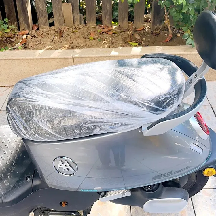 一次性电动车坐垫套防雨罩防水防尘通用座位坐垫罩塑料摩托车座套