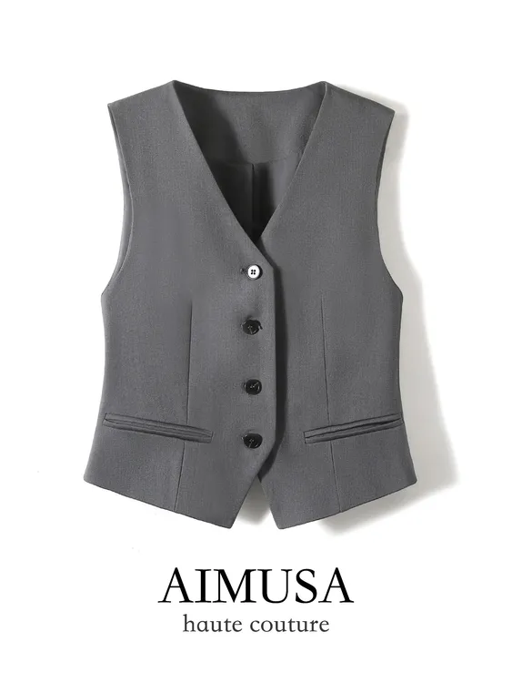 今年流行爆款马甲背心女春夏2024年新款无袖马夹外套