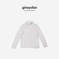 GINAYOLAN/瑾颜【线下爆款】意大利进口面料针织羊毛高领显瘦打底