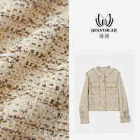 GINAYOLAN/ 瑾颜 | 意大利进口奢华面料珠片复古小香精致外套