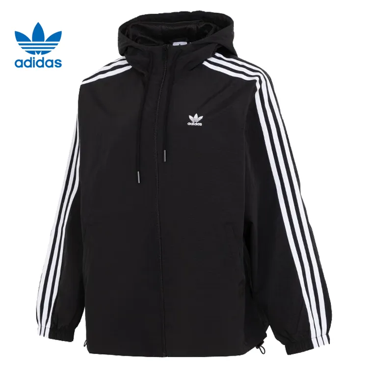 流光风Adidas阿迪达斯三叶草女子运动休闲连帽夹克外套IR8095