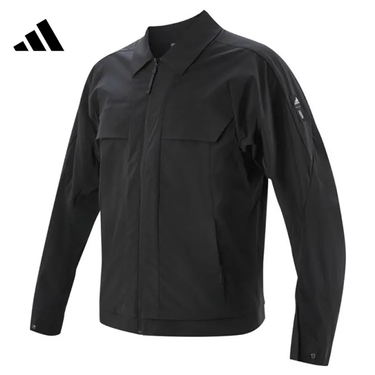 【商城】流光风Adidas阿迪达斯男子武极运动休闲夹克外套JI8692