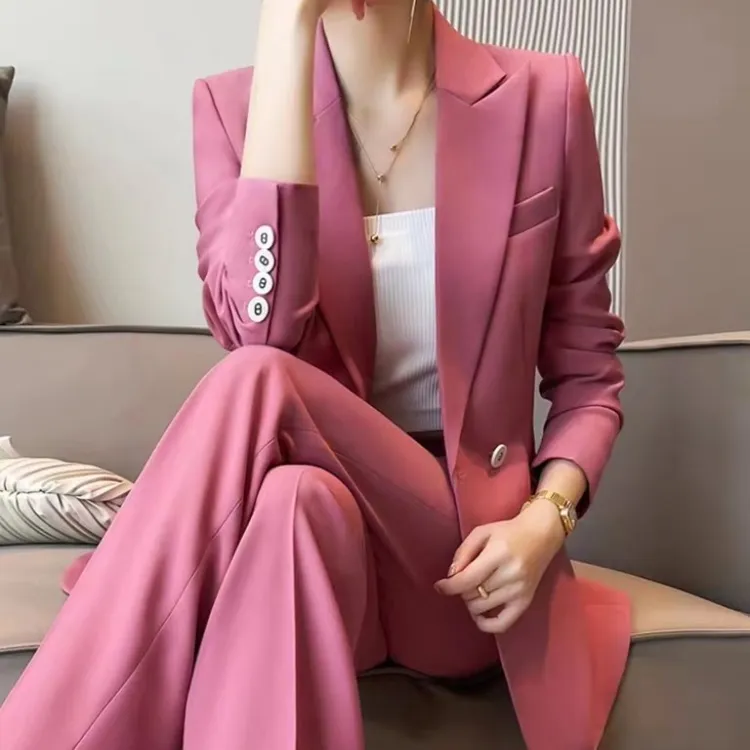 轻奢高端西装套装职业时尚气质女神范秋装新款网红2025爆款洋气