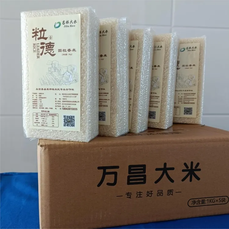 2023年新米东北吉林万昌原生态大米 真空2斤*5块营养香米储存