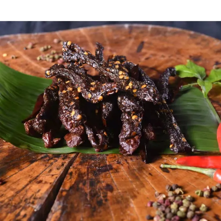 傣家正宗炭烤香辣黄牛肉干巴100克美味零食