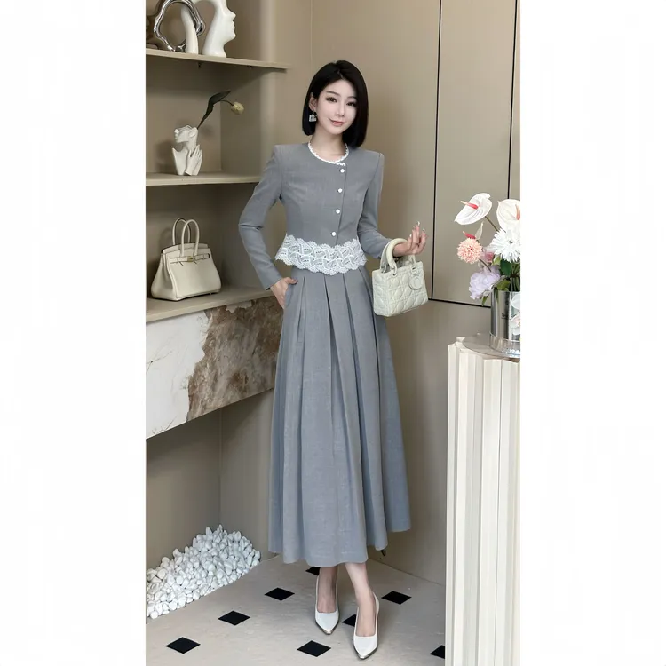 格娜秋季气质套装女2024新款爆款洋气显瘦修身秋冬穿搭一整套女装