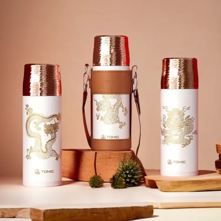 TOMIC/特美刻焖茶便携保温陶瓷内胆泡茶杯茶水分离杯大容量户外杯