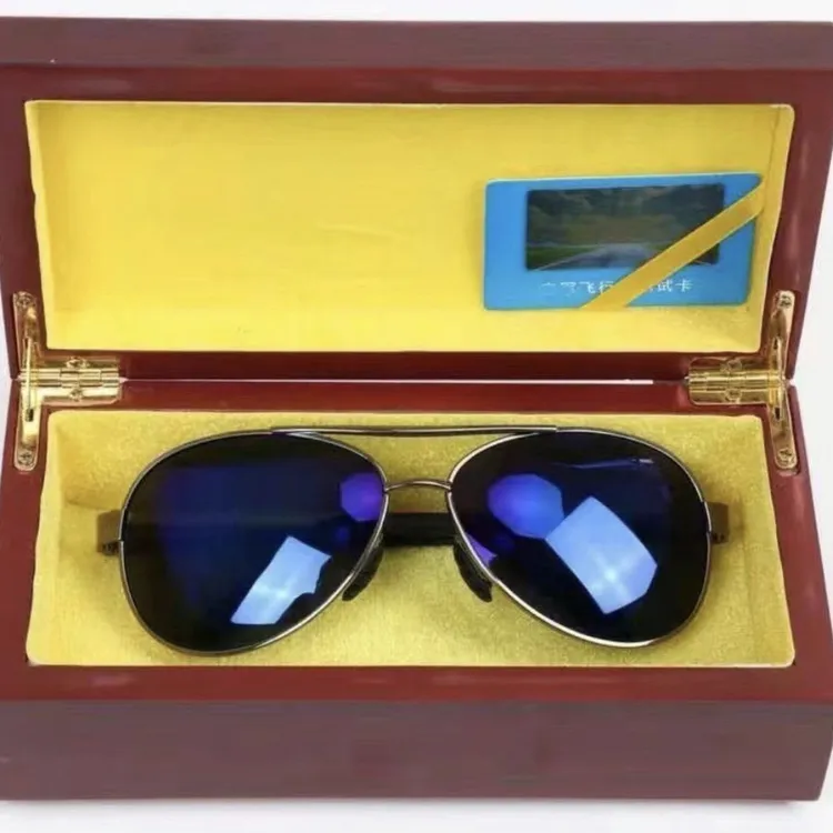 木盒飞行偏光太阳镜户外开车骑行旅游钓鱼偏光镜