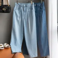  Bing Studios｜夏季牛仔裤梨形牛仔裤高腰直筒百搭LG-23-001