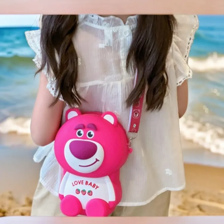 网红卡通包儿童包包女孩百搭便携小包包洋气女童潮流单肩斜挎包包