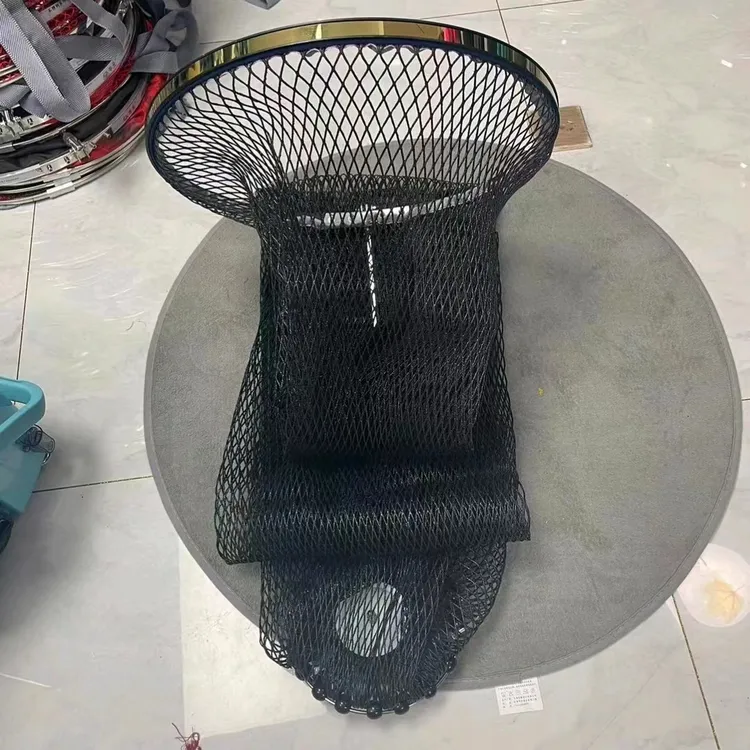 无口布黑金款68编挂胶黑坑鱼护