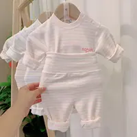 248婴幼儿A类婴幼儿保暖长袖婴幼儿秋衣裤秋衣婴儿分体秋衣套装
