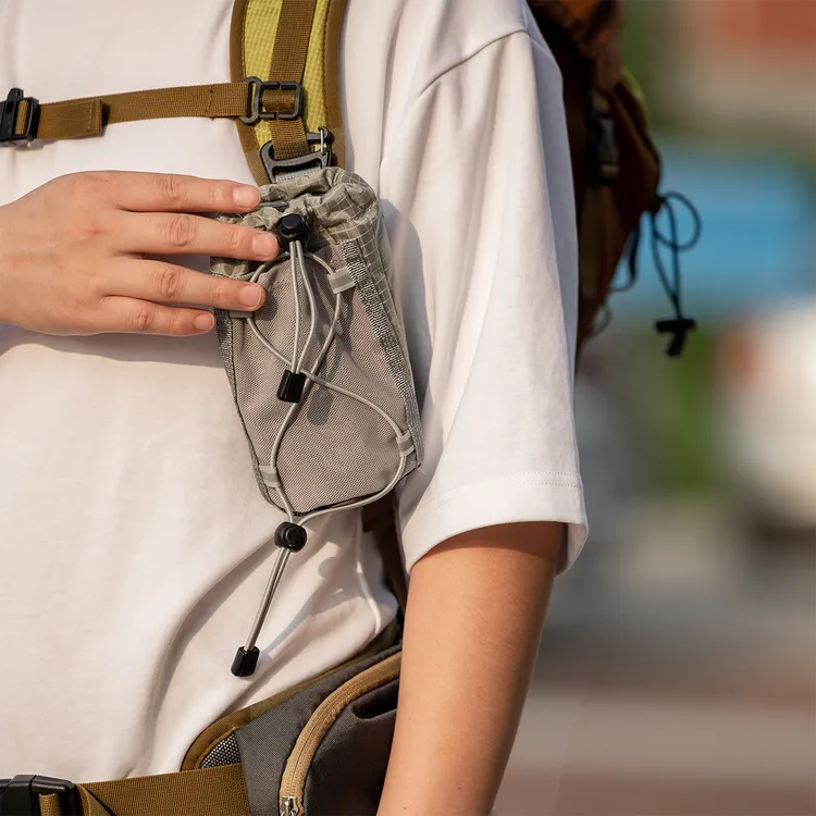 户外水壶包小挂包手机袋旅行徒步便携超轻背包配套挂包男女新款