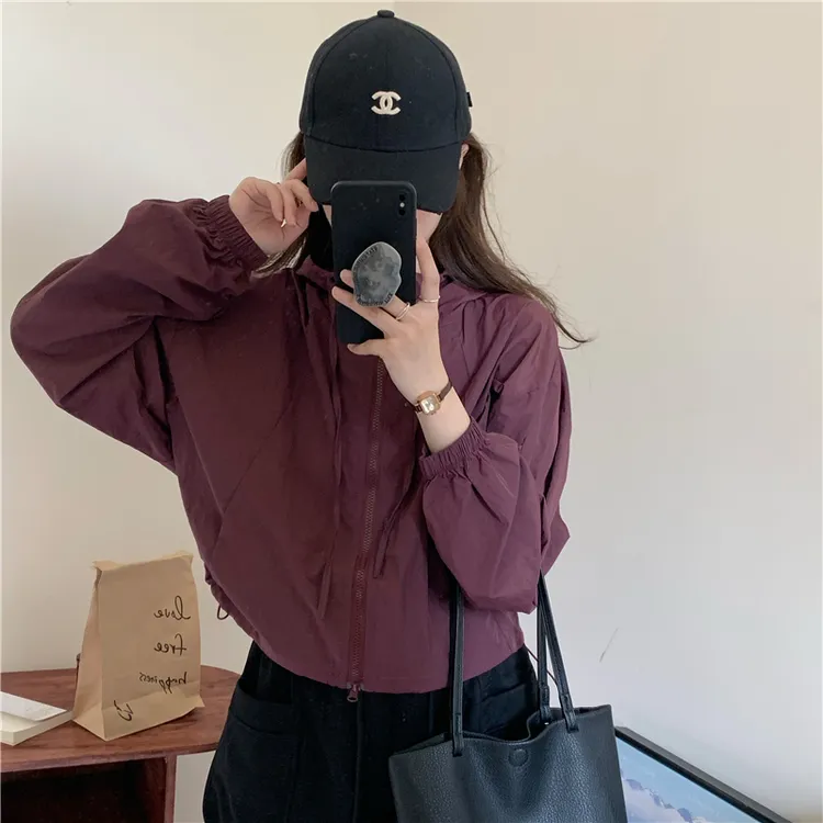 夏季新款防晒衣女短款休闲外套小个子薄款上衣防紫外线百搭防晒服