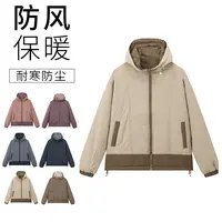 T【汤圆专属】线下吊卡1110秋冬保暖两面穿冲锋衣式棉衣式外套6802