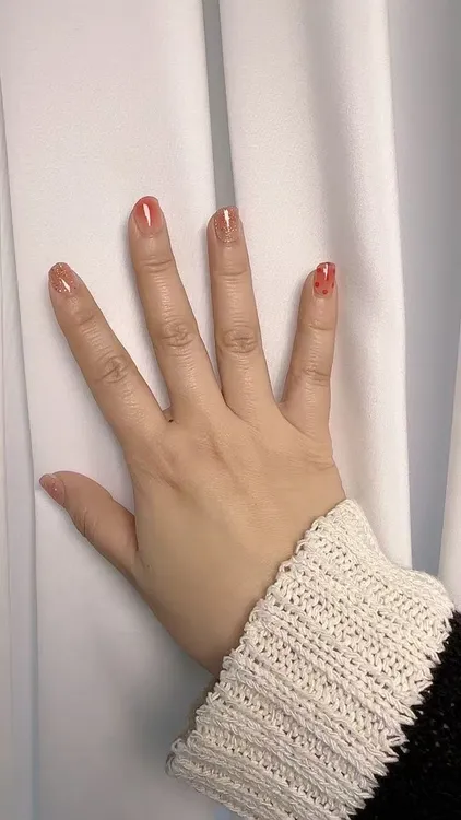 半固化凝胶美甲贴nj6111