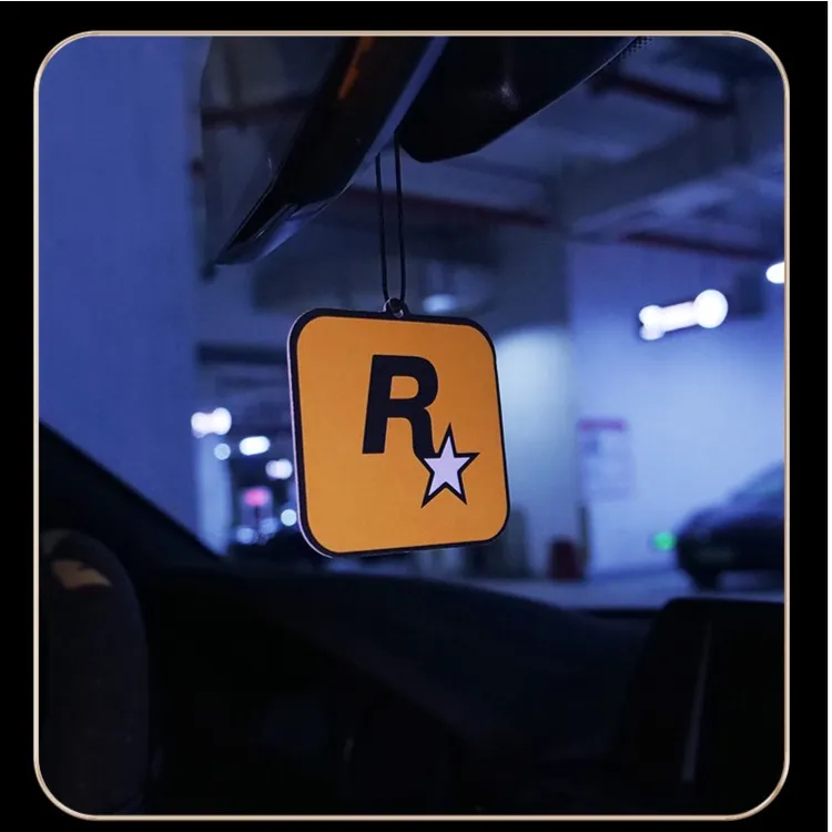 r星车载香薰片挂件持久留香汽车香氛摆件挂饰奥迪R星香片古龙桂花