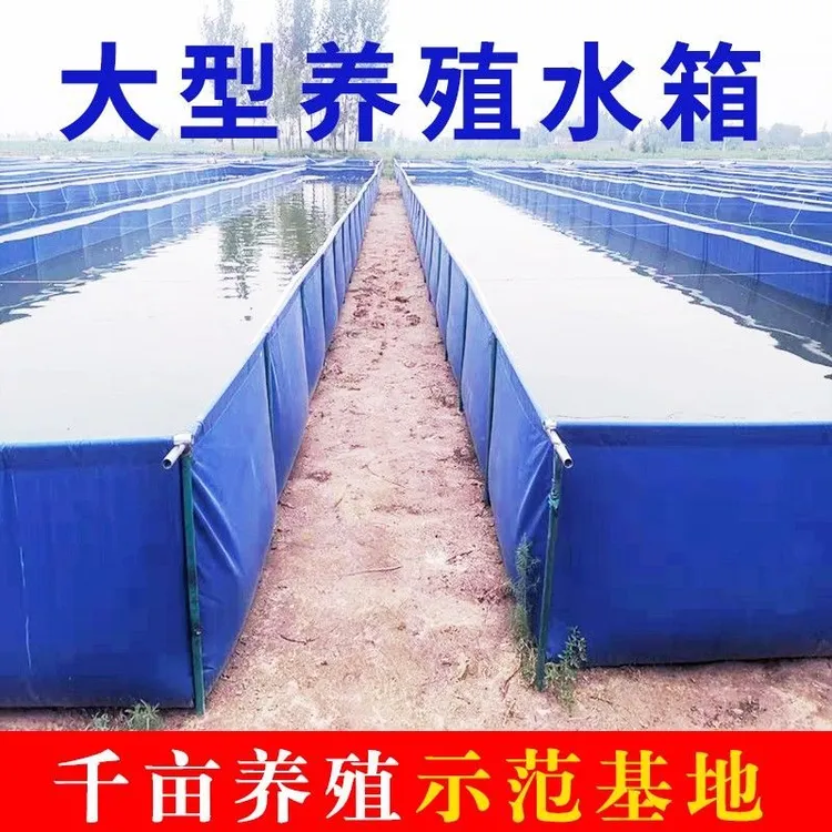 帆布鱼池篷布刀刮布水池高密度养殖大棚套养锦鲤游泳水池雨布