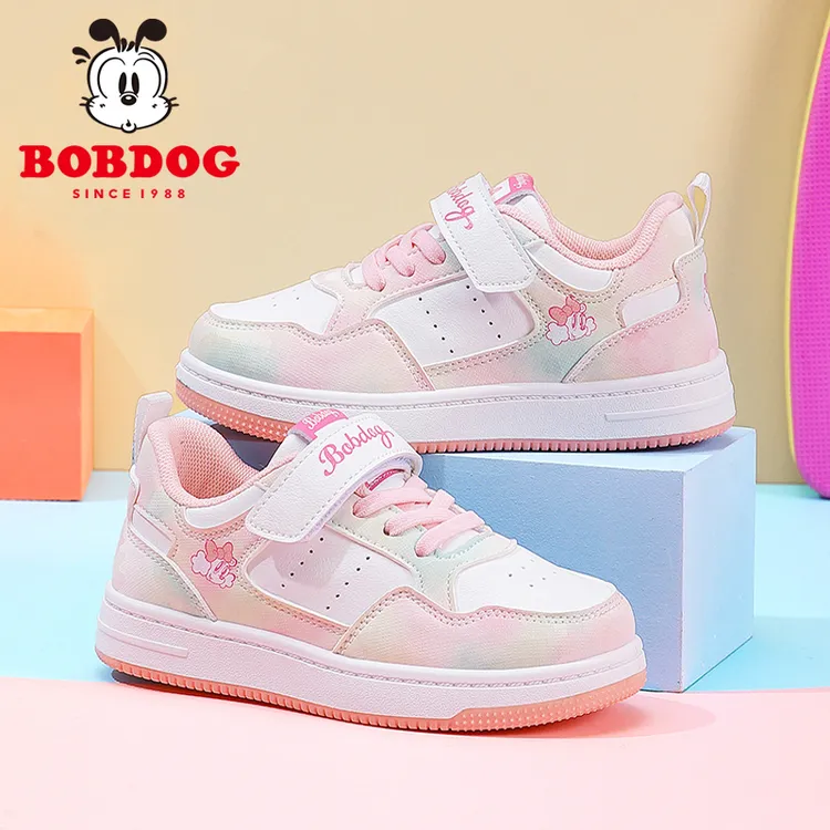 巴布豆童鞋女童板鞋ins秋季新款6-12岁潮款中大童小女孩儿童鞋子