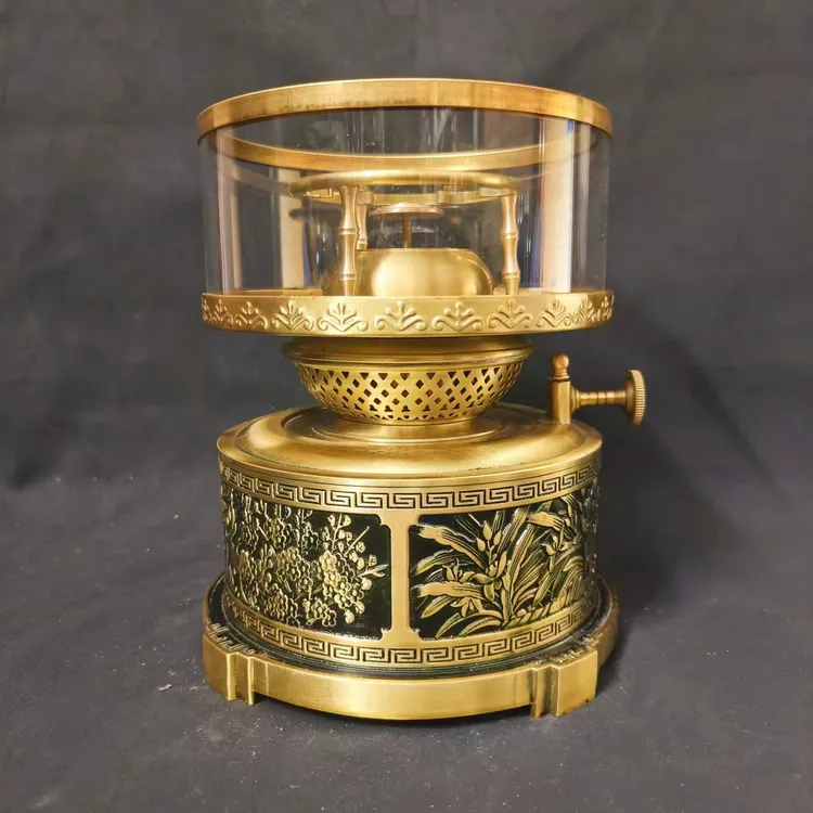 空气灯茶灯圆芯梅兰竹菊复古茶炉