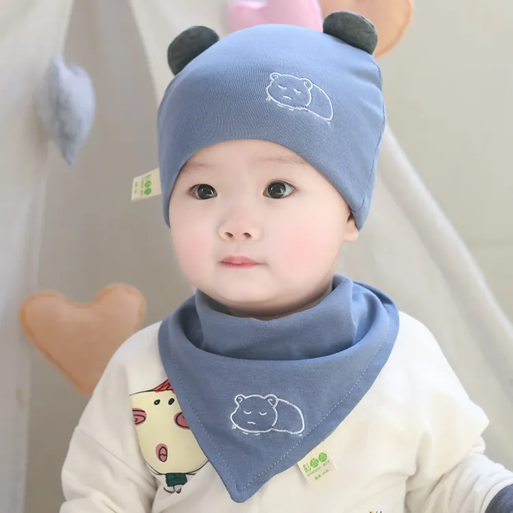 婴儿帽子秋冬季婴幼儿网红新生儿胎帽男女宝宝加厚保暖帽子0-1岁