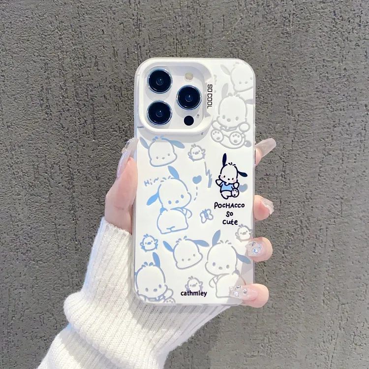 帕恰狗适用华为oppo荣耀vivo小米苹果13手机壳14镭射15潮11情侣12