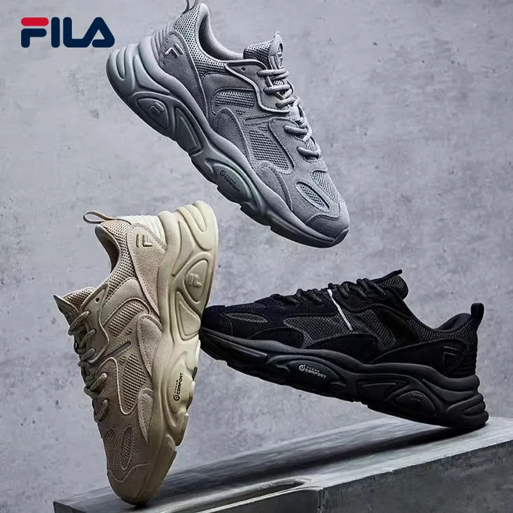 【换新季】【斐乐火星鞋】老爹鞋情侣款四季增高舒适欧若风运动鞋透气